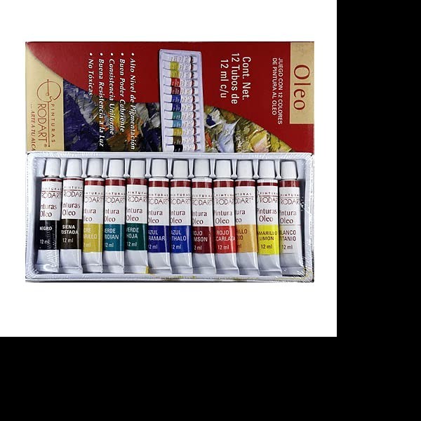 PINTURA OLEO RODART ESTUCHE C12 TUBOS 12ML CU